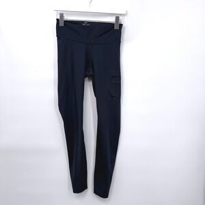 Nike Dri-Fit Leggings Womens M Blue Pocket Athletic Workout Athleisure